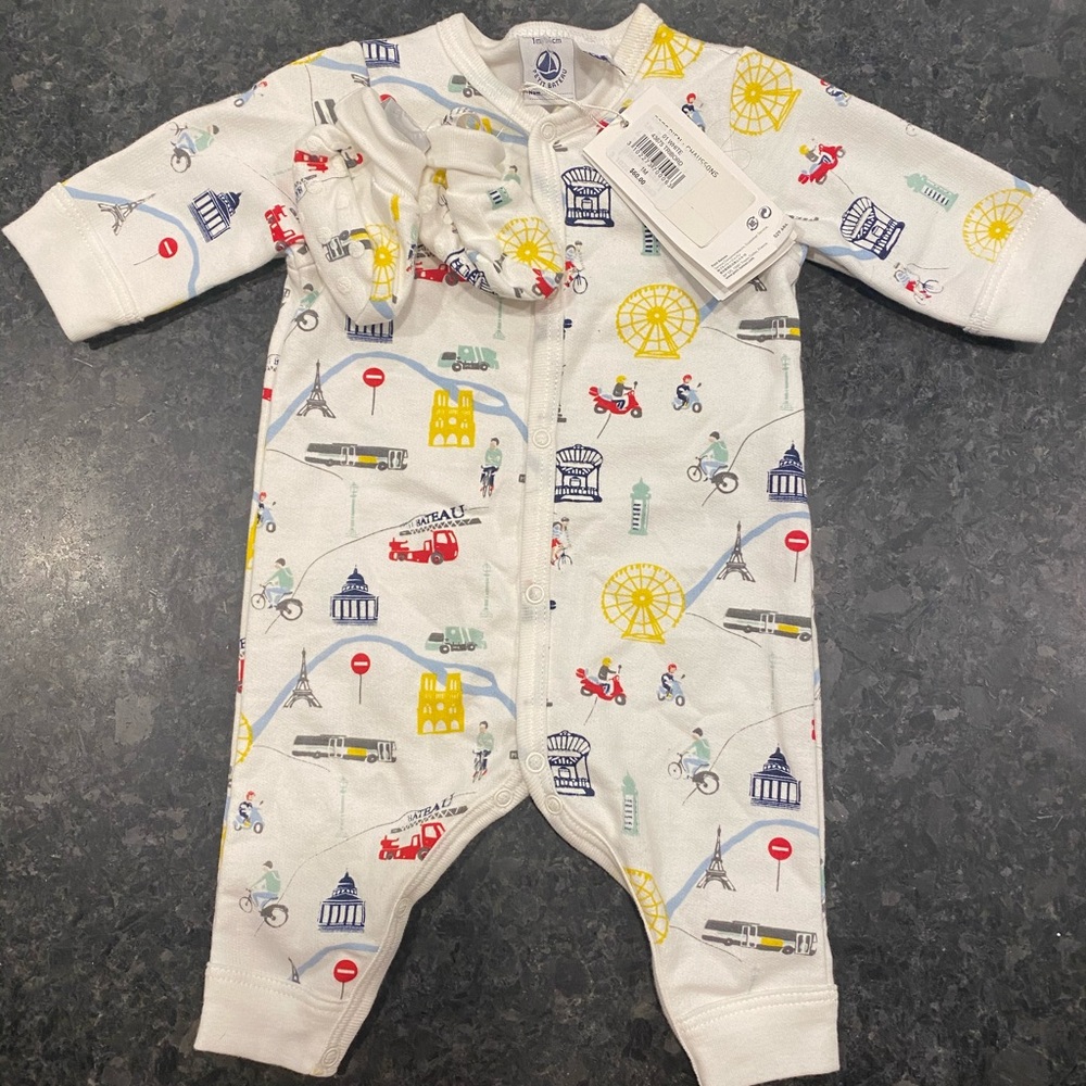 Petit bateau Newborn onesie